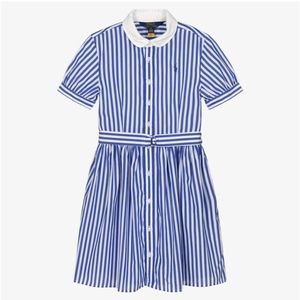 Polo Ralph Lauren Short Sleeve Striped Dress Size‎ 14